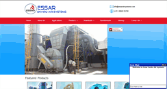 Desktop Screenshot of essarairsystems.com